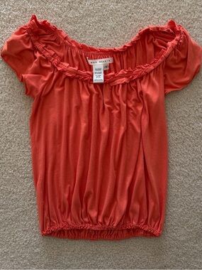 Max Studio Women’s Orange Blouse